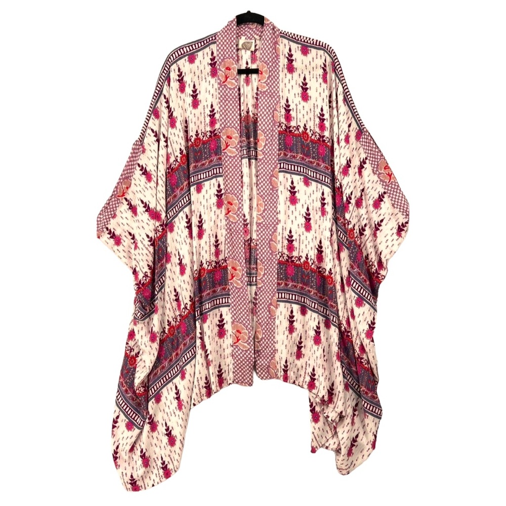 ANTHROPOLOGIE LILKA‎ Printed Floral Boho Bohemian Kimono